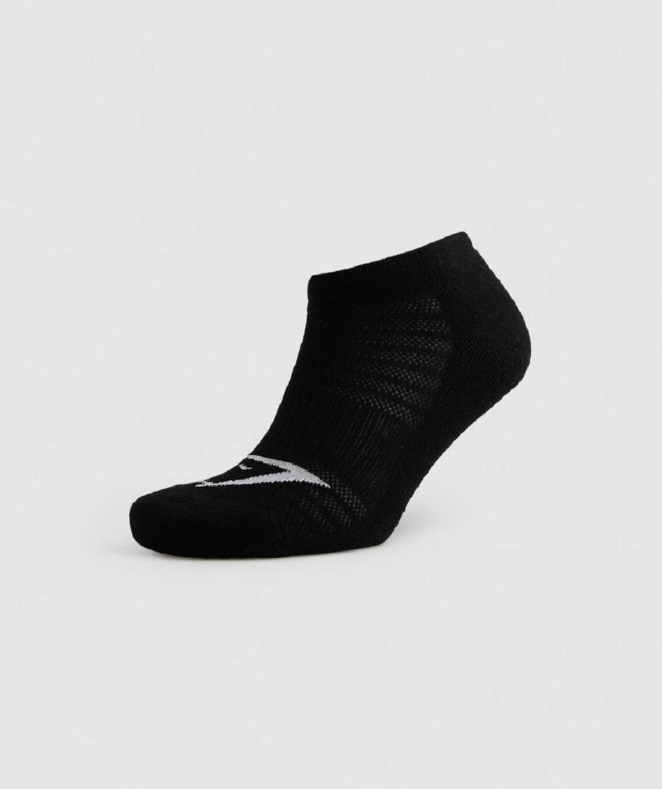 Skarpety Damskie Gymshark Ankle 3pk Białe Głęboka Szare Czarne | PL 2128WNB